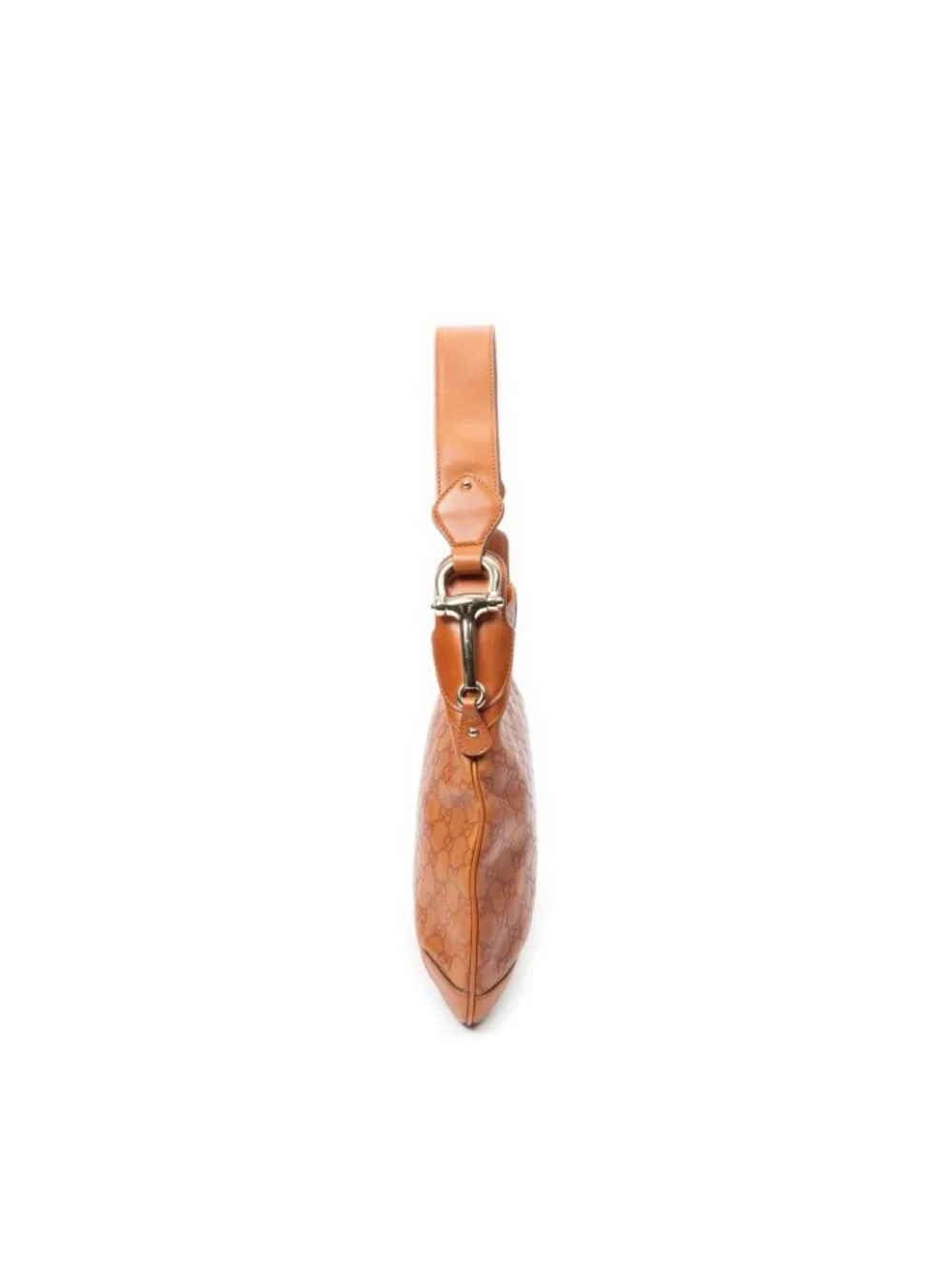 Gucci Horsebit Creole Hobo Orange Guccissima